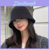 Cappello da Pescatore Monocolore Stile Coreano Per Donna Con Tessuto Traspirante Cotone Poliestere Protezione Solare Estiva