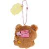 AB42504 Rilakkuma Relaxing and Warm Series Hanging Mascot Badge Chairoikoguma