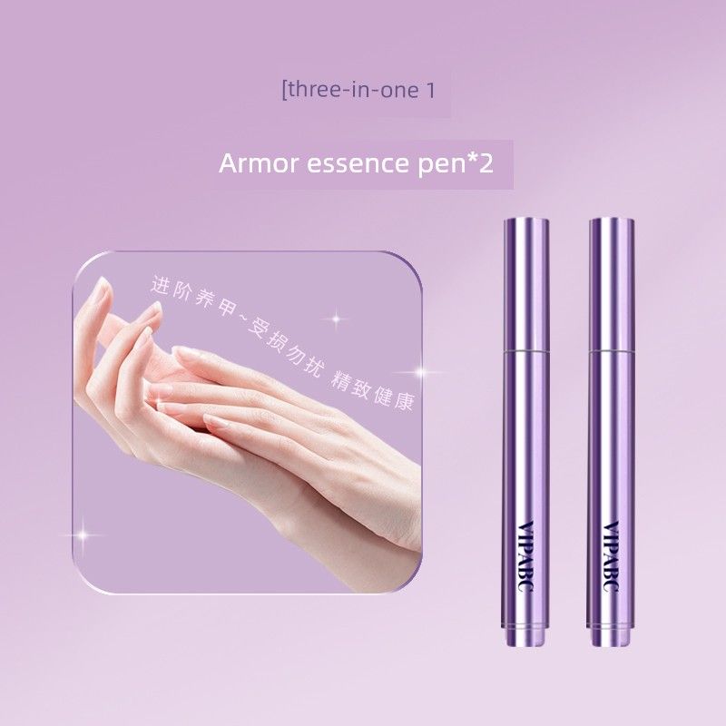

Three-In-One Nail Care Essence Pen, Nail Care, Nail Edge Care, Nutrient Solution, Damaged Care Oil, Daily Nail Surface Care Essence Pen 3.5ml*2 Pieces
