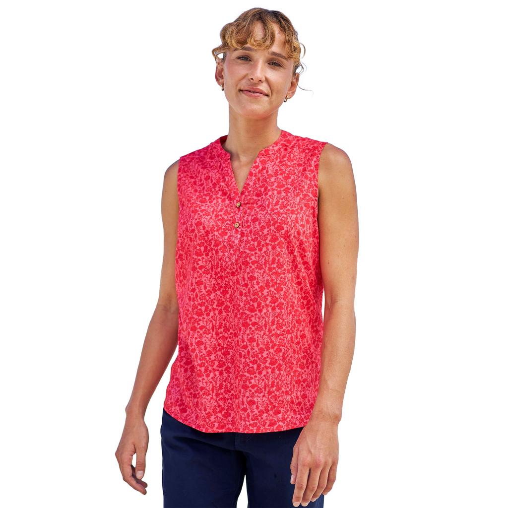 Mountain Warehouse Womens/Ladies Petra Floral Pattern Sleeveless Shirt