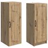 Cabinet Set 2 pcs Artisan Oak Wood Based Material