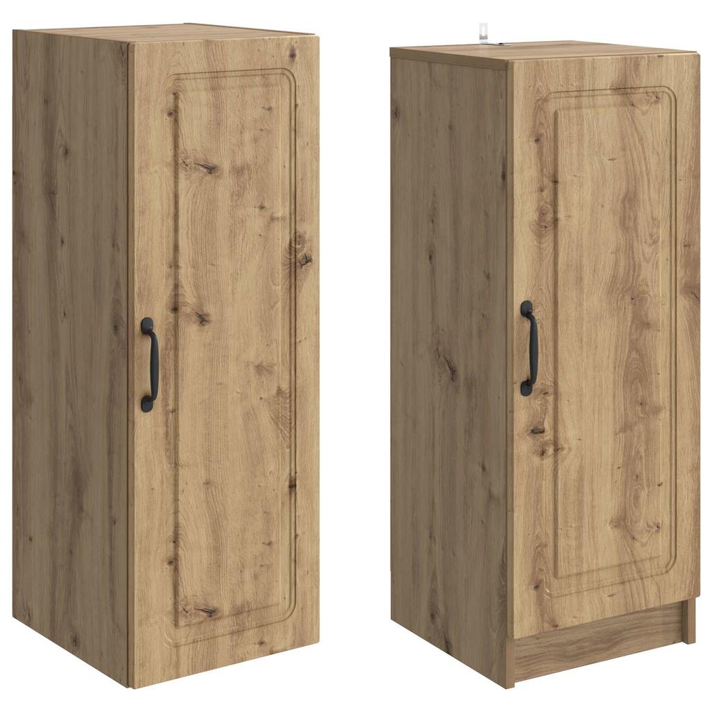Cabinet Set 2 pcs Artisan Oak Wood Based Material
