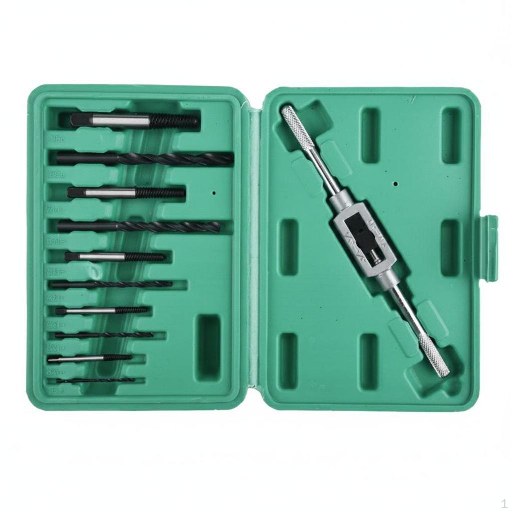 11 Pieces Stripped Screw Extractor Tool Set Various Sizes Wrench Boring High