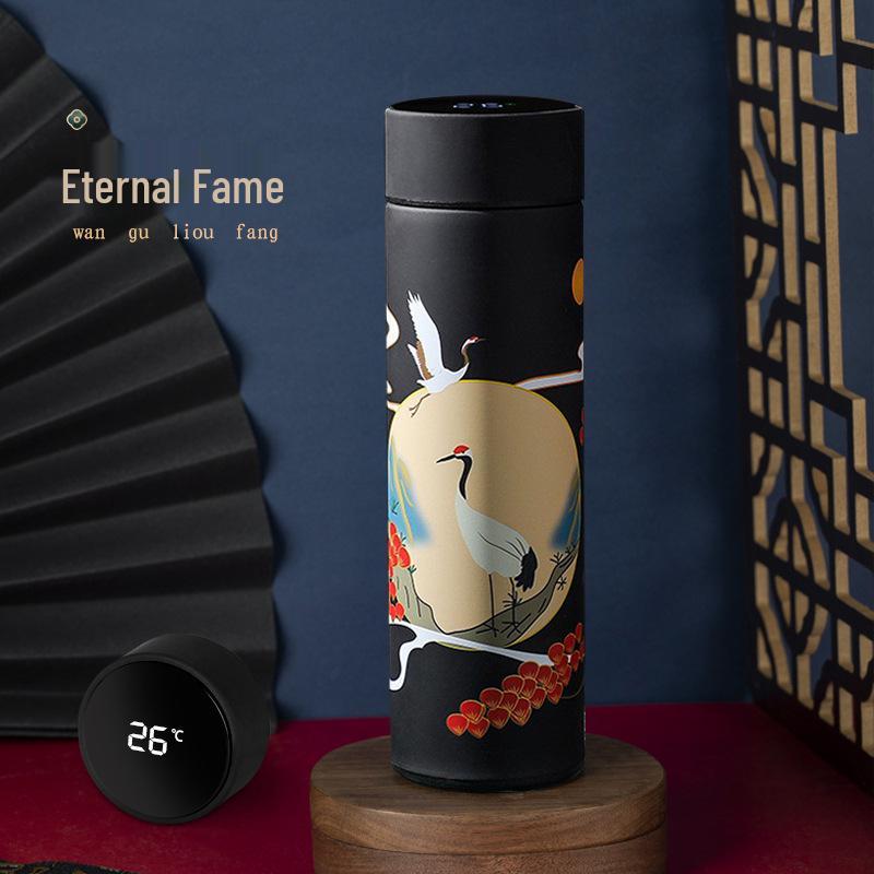 Luxury Smart Temperature Display Insulated Stainless Steel Cup - 316 Creative Design, Ideal Gift.