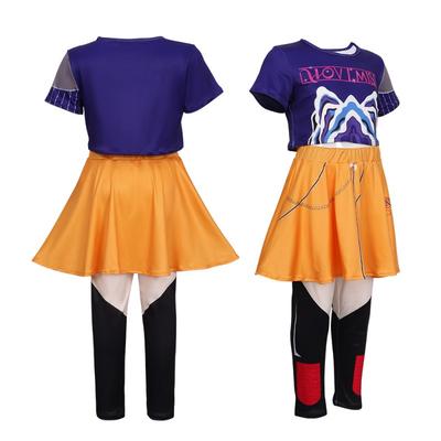 Halloween Witch Hunters Rumi Kids Costume Zoe Mira Female Cosplay Costume