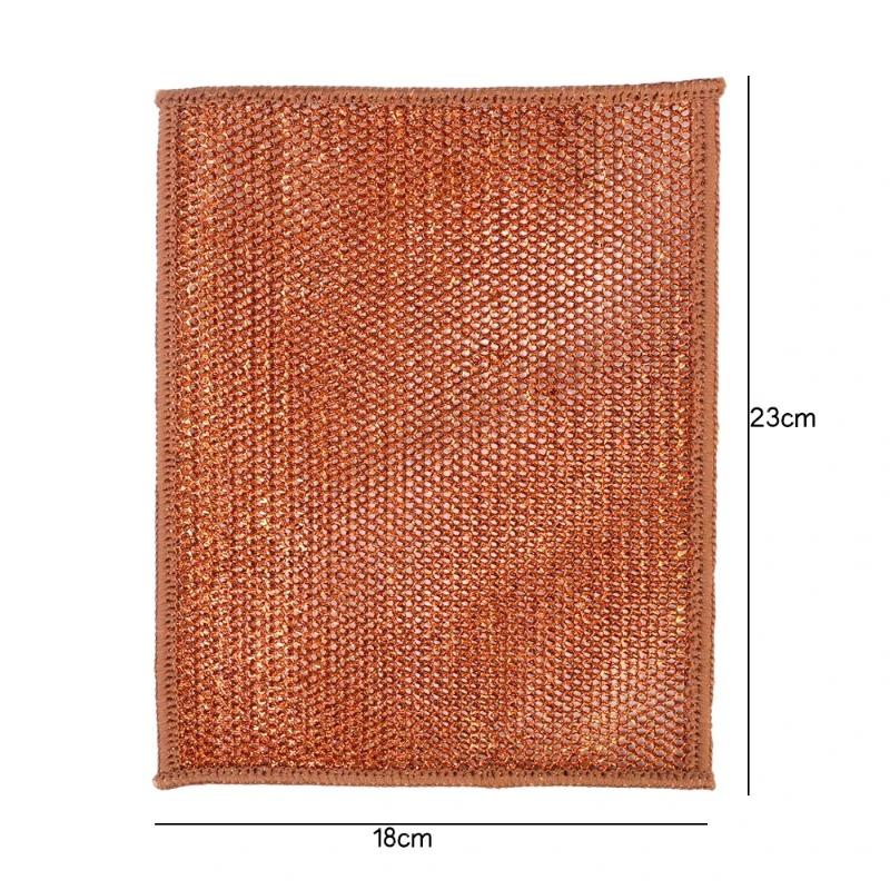 20/1ks Kouzelný hadřík na nádobí Měděný drát Čisticí utěrky na nádobí Kuchyňské nádobí Hadr na mytí nádobí Oboustranné zahuštěné ručníky Čisté nářadí