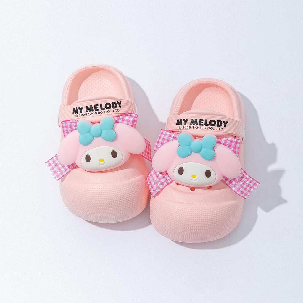 Sanrio Girls' Summer Slippers: Non-Slip, Closed-Toe Clogs & Sandals for Indoor/Outdoor Use