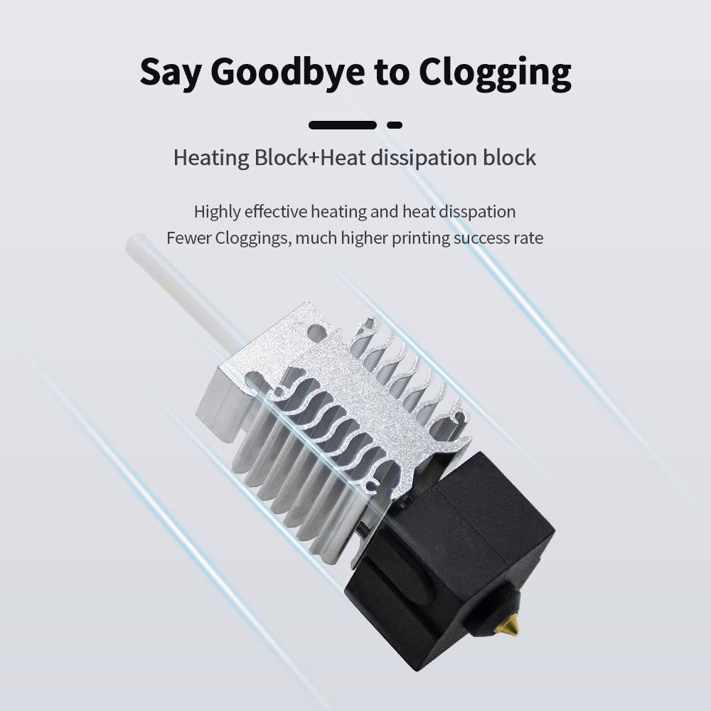 Creality Ender 3 V3 SE Hotend Kit Titanium Alloy Throat Bimetal Heatbreak 24V 40W J-head Ender-3 V3 SE Heating Block Kit