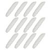 12PCS TPE Bread Worm Fishing Lures with Glow Feature for Freshwater Saltwater Night Fishing Soft Baits