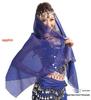 Belly Dance Performance Jewelry Set: Headdress, Veil, Necklace, Earrings, Head Chain, Ring, Bracelet