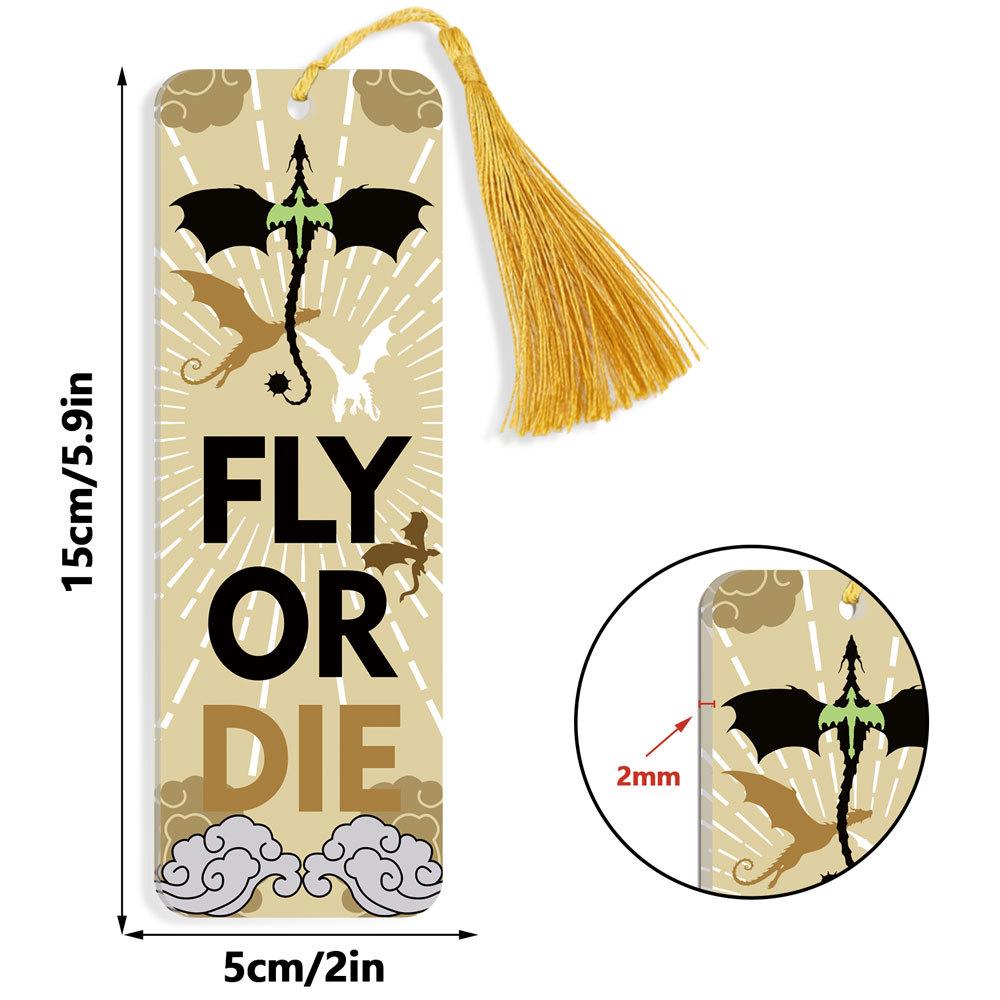 Akrylowa zakładka do książek Smok Czteroskrzydły: Kreatywna i spersonalizowana dekoracja prezentu