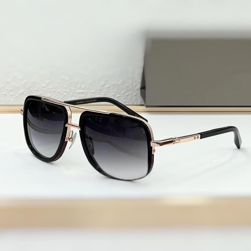 Fashion Big Frame Sunglasses Men Square Metal Sun Glasses Women Retro Sun Glasses High Quality Eyewear Oculos De Sol