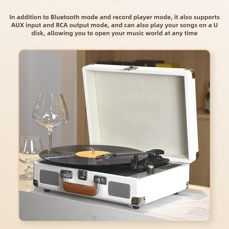 Living Room Decoration Phonograph Household European Style Music Player Retro Vinyl Record Player Bluetooth Speaker