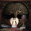 Altar Tuch Tarot Matte Tisch Tuch Hexerei Quadrat Altar Wicca Spiritueller Altar Tuch Lebensbaum 50x50cm/75x75cm