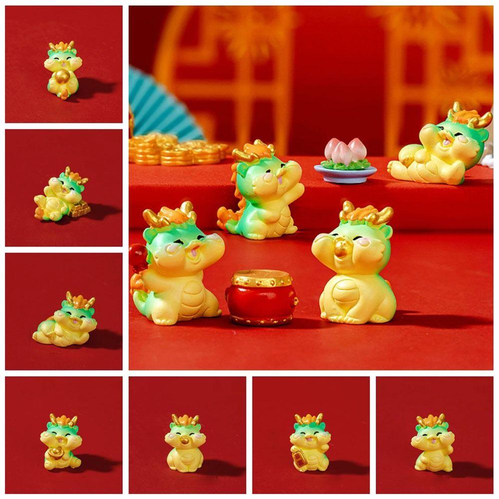 

Micro Landscap New Year Dragon Statue China Dragon Desktop Decor Home Decor