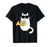 Cat and Horn, Cat and Sunglasses, Cat Lover, Cat Owner, Cat Lover, Horn, French Horn, Wind Instrument, Classical Music, Cat, Cat, Cat T-shirt
