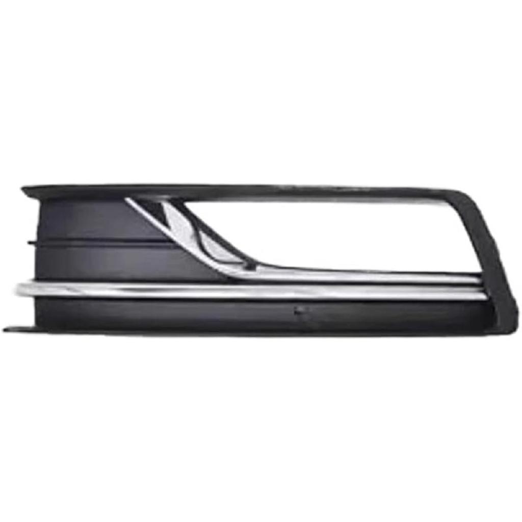 Compatible for VW Passat Nms 2016 2017 2018 Foglights Covers Car Accessories Left Right Front Bumper Fog Light Grille Cover(1 Left)