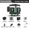 8/12/16 Line Laser Level Meter High Precision Laser Projector Automatic Self-Leveling Measuring Tools