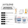 Roof Waterproof Coating Agent Transparent Glue Sealant with Brush Leakproof and Insulating for Home Roof Repair DIY