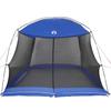 Mosquito Net Tent with Roof Azure Blue 320 x 320 x 218 cm
