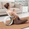 1 Ruota Yoga, Massaggio Profondo per Alleviare la Vita e la Schiena, Rullo Fitness Massaggio a Onda, Rullo Massaggiante Schiena Pilates Fitness Casalingo per Principianti