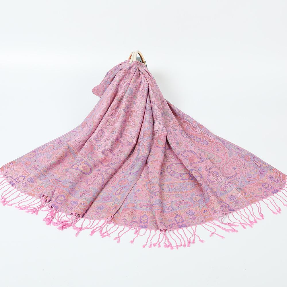 Shawl outside women's spring and autumn cape long scarf cheongsam outside air-conditioned room scarf cape