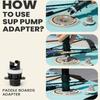 Universal Coils Adapter 6 In 1 Coils Connector for Electric Inflator Pump with 6 Nozzles Fits Boats Kayaks Airbeds