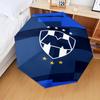 1PC Monter-rey Football Crest Art Printed Umbrella Folding umbrella, automatic umbrella 8-Frame for Travel, camping Fan gifts Christmas Gifts