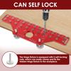 2 In 1 Shelf Pin Jig and Cabinet Hinge Jig Shelf Pin Drilling Jig 5mm 1/4" Hole Drill Bits  Cabinet Hardware Jig Tool Drill Guid