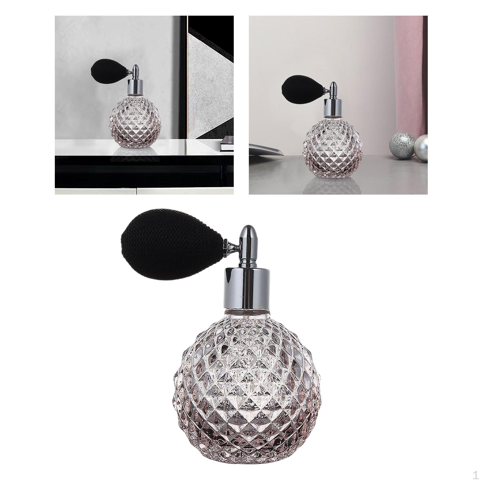 

Хрустальный флакон для духов, пустые флаконы, стеклянный флакон с насосом 100 мл, эфирное масло option2Pink_100ml