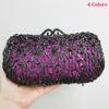 Damen Kristall Abendtaschen Grün/Gold/Champagner Hartmetall Damen Strass Party Handtaschen DesignMädchen Diamant Hochzeit Clutch