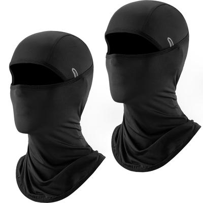 קסדת קירור לקיץ כיסוי פנים נגד שמש UV עם משקפיים מושלמת לבלקלבה לגברים, פנימית, הגנה, הגנה, סופגת זיעה, מתייבשת במהירות,