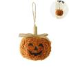 Halloween Pumpkin Decoration Pumpkin Grimacing Figure Festive Pumpkin Face Doll Hanging Ornaments for Halloween Party