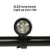 5 LED Bike Light MTB Road Bicycle Headlight Butterfly Back Rear Taillight Cycling Safety Warning Light Bicycle Lamp Flashlight