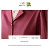 Women's Black Satin Shirt - 2026 Spring/Fall Loose Fit with Stylish Suit Collar and Long Sleeves