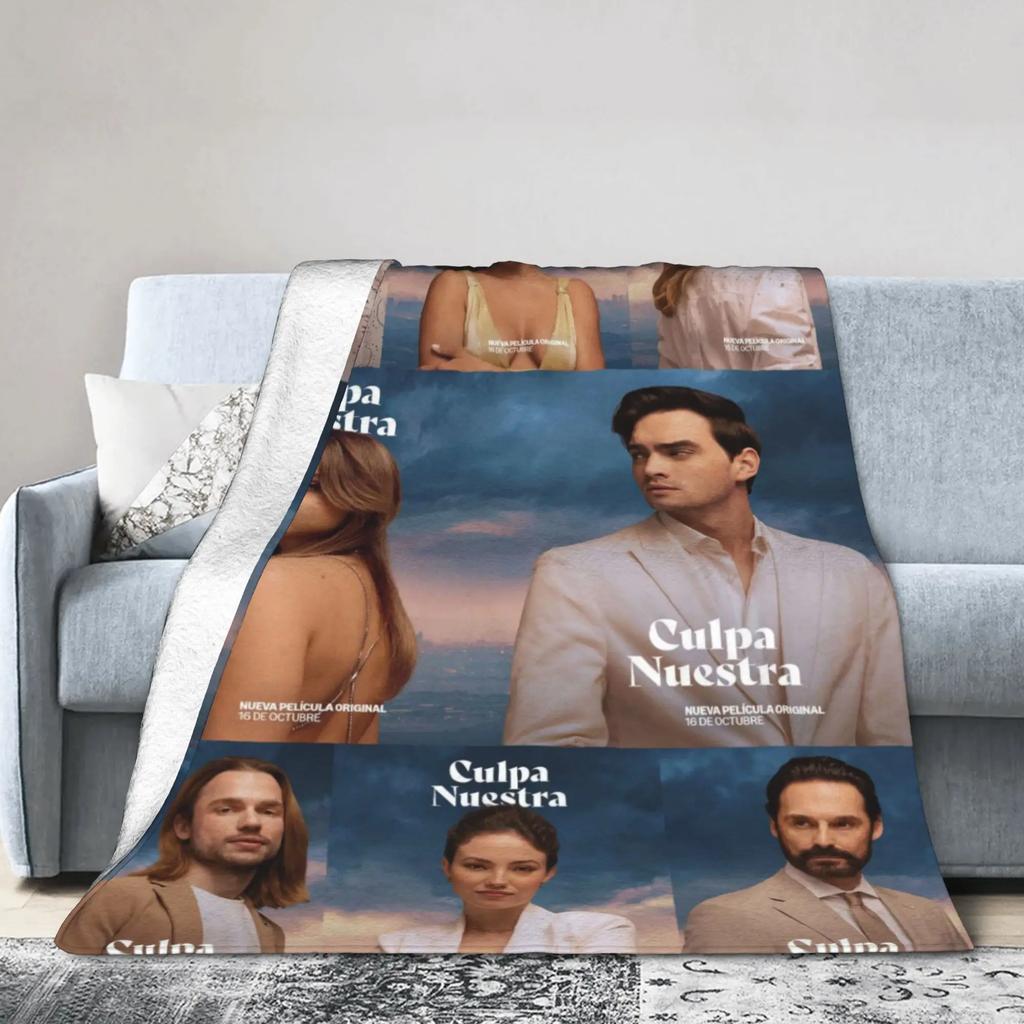 Hot Film Culpa Mia Blankets Warm Soft Plush Bedding Throws for Kids Adults Living Room Flannel Bedspread Cover