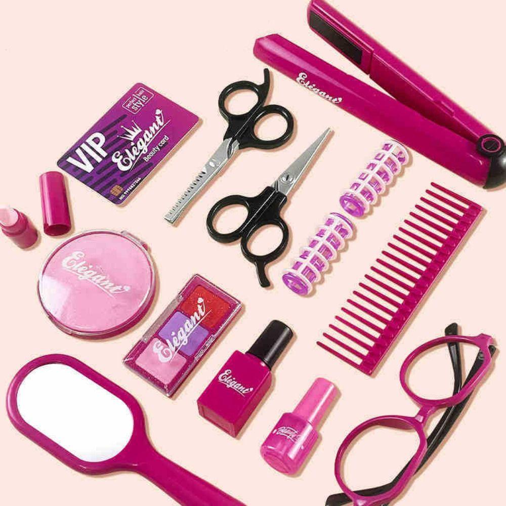 9/13/17Pcs Blow Dryer Hair Dryer and Haircut Toy Kit Styling Accessories