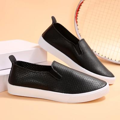 Moda 2024 Damskie Płaskie Buty Nowe Letnie Mokasyny Oddychające Antypoślizgowe Codzienne Wsuwane Płaskie Trampki