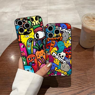 Monster Party Phone Case For 17 Pro Max Iphone 14 Pro Max 12 16 15 13 Pro 11 Xr X Xs 8 7 Plus Back Cover