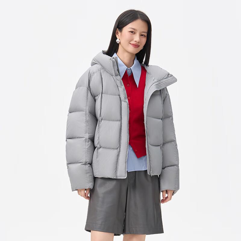 

Qianrengang 2025 Hooded Goose Down Puffer Jacket M (165)