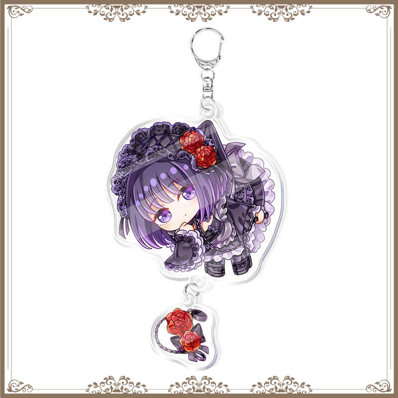 My Dress-Up Darling Plastic Anime Keychain Kitagawa Marin Bag Tag Cute Decorative Baji Cartoon Keyrings Trendy Gift