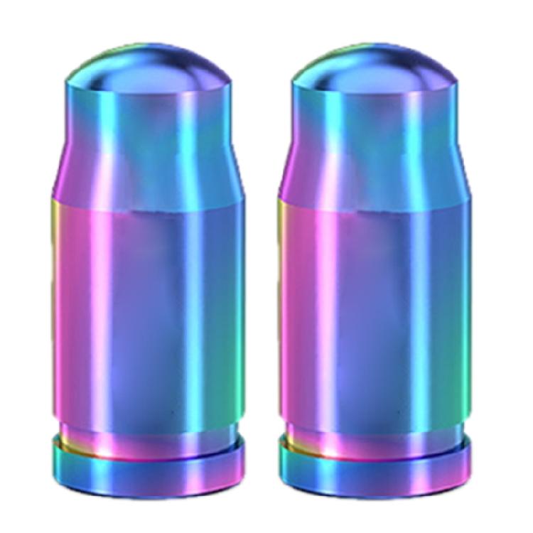 Titaniums Alloys Bicycles Nozzle Caps Titaniums Alloy Air Nozzle Caps Replacement Mountain Bike Air Valves Dust Caps