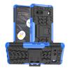 For Google Pixel 7a PC+TPU Kickstand Back Cover Tyre Pattern Shockproof Phone Case