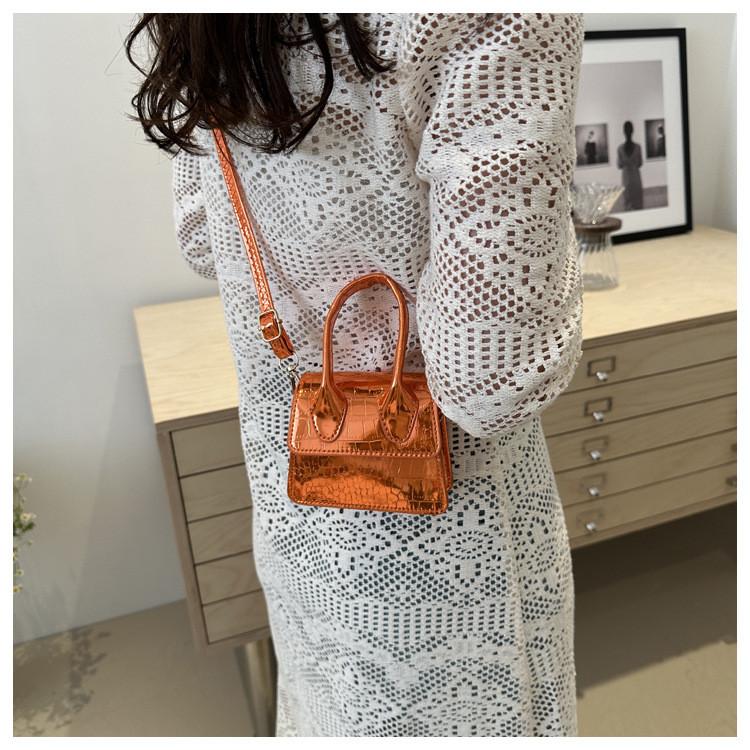 Chic Street Style Pu Shoulder Bag Trendy Small Square Bag For Women 2024 New