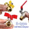 Brass Ball Valve Water Tank Joint Adapter 16mm Quick Connector Garden Irrigation Aquarium Fish Tank 304 Stainless Steel Filter