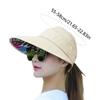 Women's Pure Color Face Mask Sun Hat Comfortable Breathable Size Top Fashion Empty Hat Versatil H2R9
