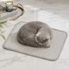 Cooling Mat for Cats Dog Mat, Washable Pet Sleeping with 3D Massage Bumps, Non-slip Mesh Bottom, Ice Silk Summer Dogs