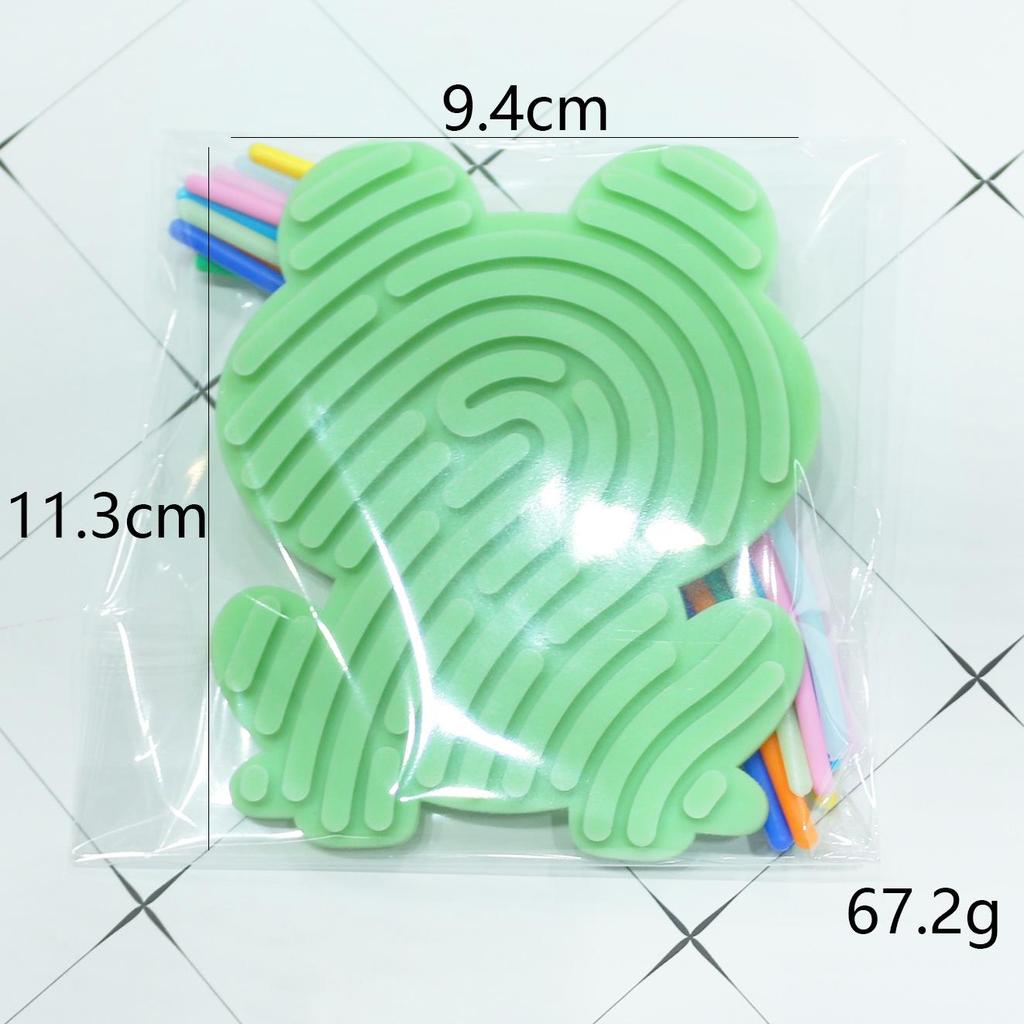Creative Silicone Sensory Decompression Board for Kids - Educational Induction Activity Toy