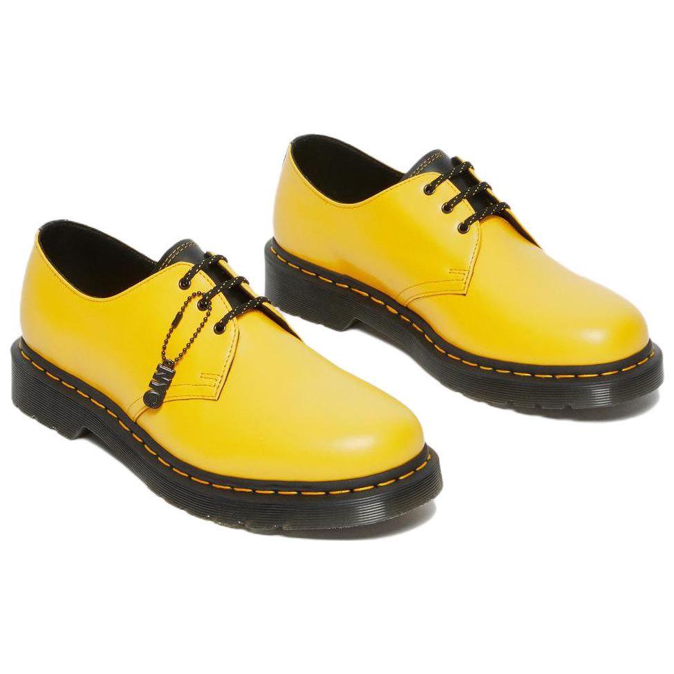Dr. Martens 1461 Leather 3-Hole Simple Comfortable Low-Top Casual Shoes Unisex Casual Shoes Yellow 27265700