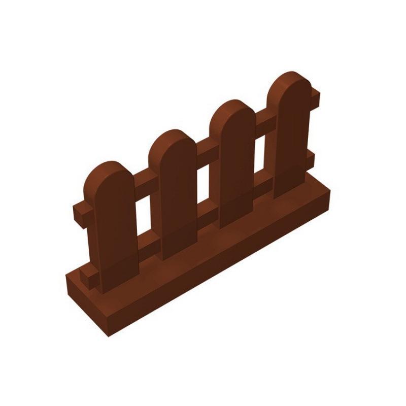 50g MOC 33303 Building Blocks: 1×4×2 Fence Railing Parts Standard